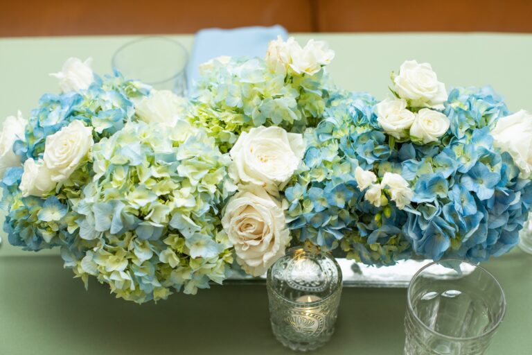 hydrangea centerpiece